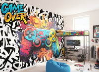 Thumbnail for Papier Peint Game Over | Le Petit Intissé