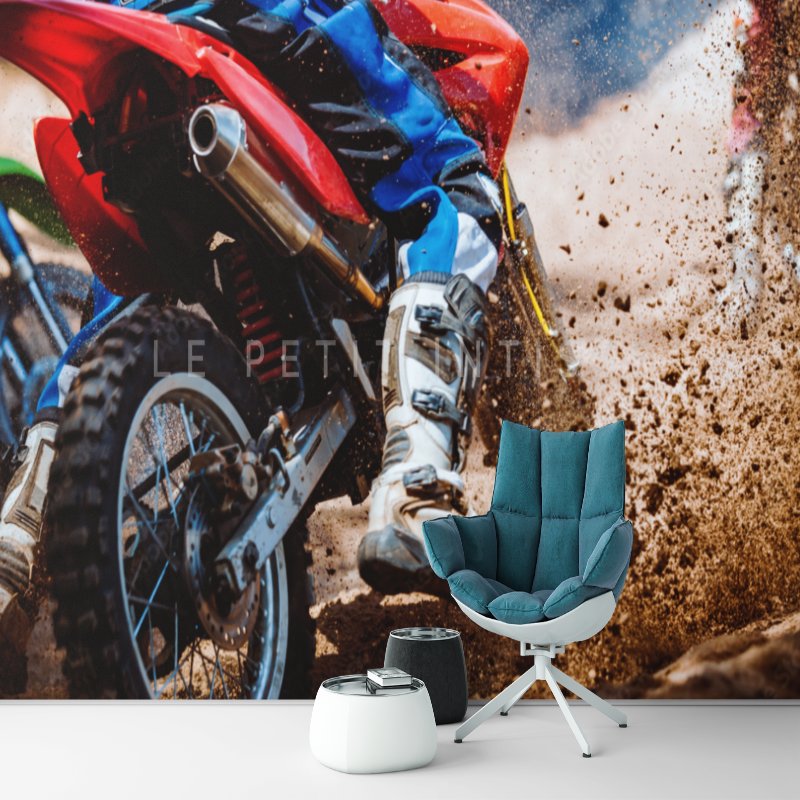 Papier Peint Moto <br/> Motocross pour Ado