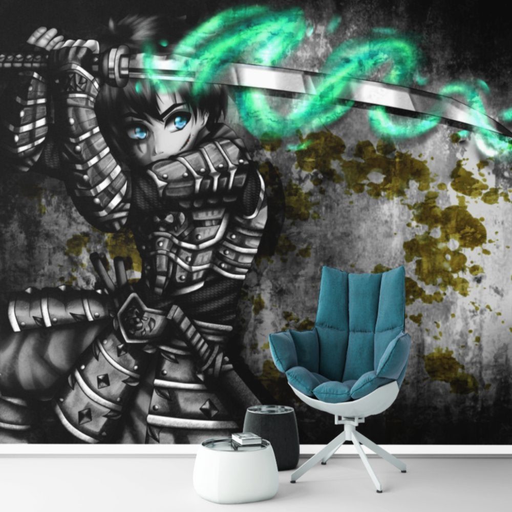 Papier Peint Japonais Manga <br/> Jaziel Warrior and Sword
