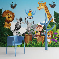 Thumbnail for Papier Peint Animaux <br/> Savane & Co