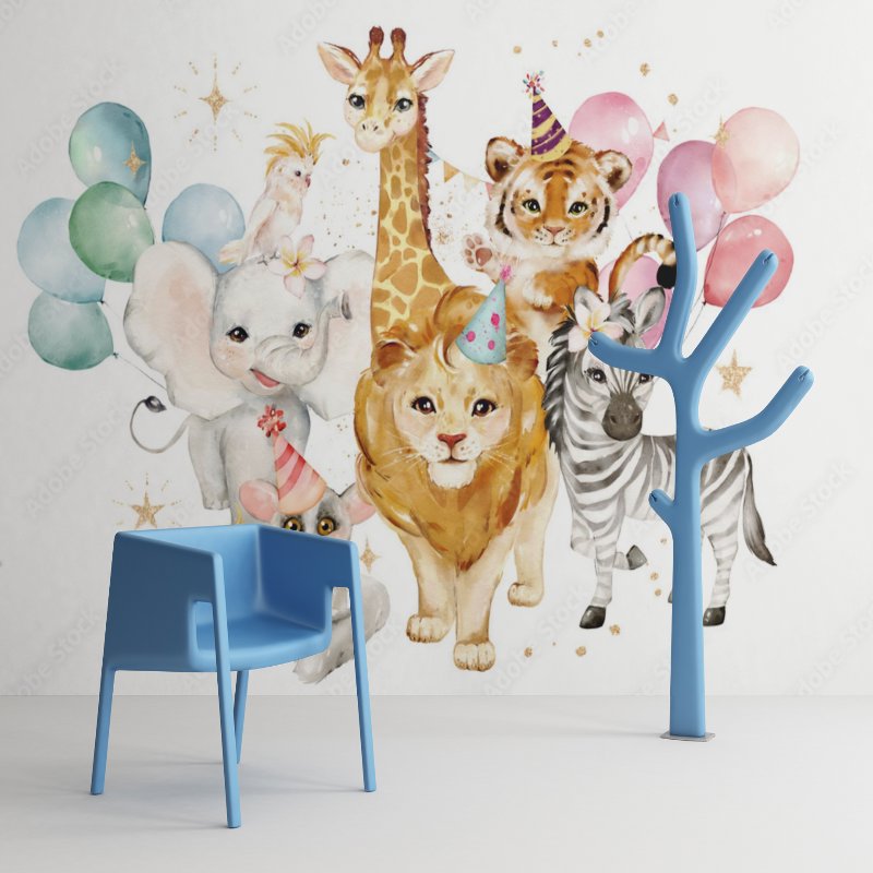 Papier Peint Animaux <br/> Let's Party!