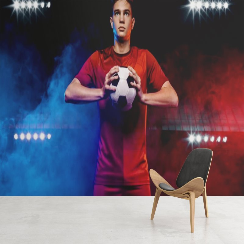 Papier Peint Foot <br/> Combattant