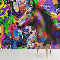 Thumbnail for Papier Peint Graffiti <br/> Etalon Coloré