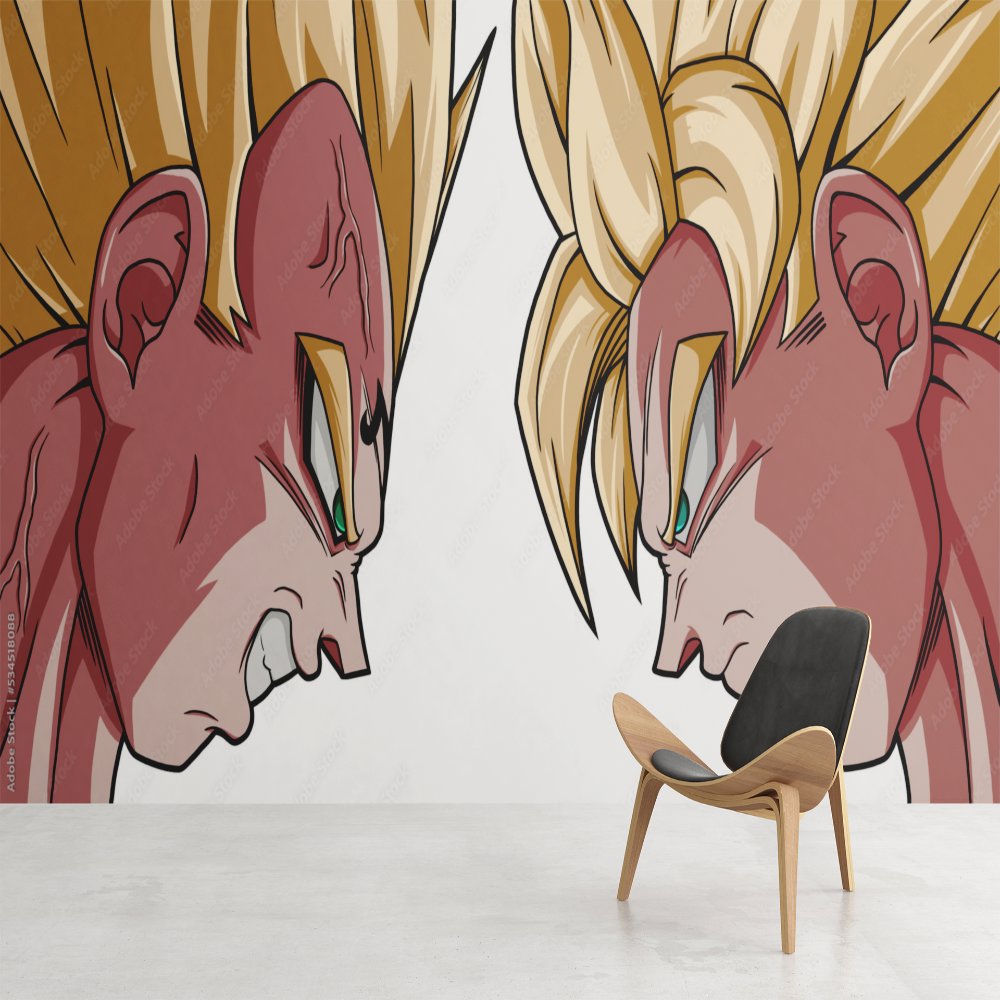 Papier Peint Japonais Manga <br/> Saïyens