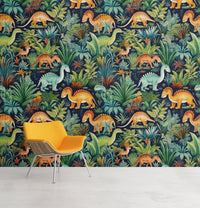 Thumbnail for Papier Peint Dinosaure <br/> Jungle et Motif Dino