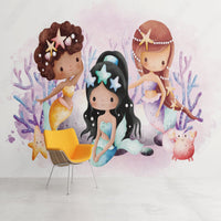 Thumbnail for Papier Peint Princesse <br/> Mermaid Conte de fée