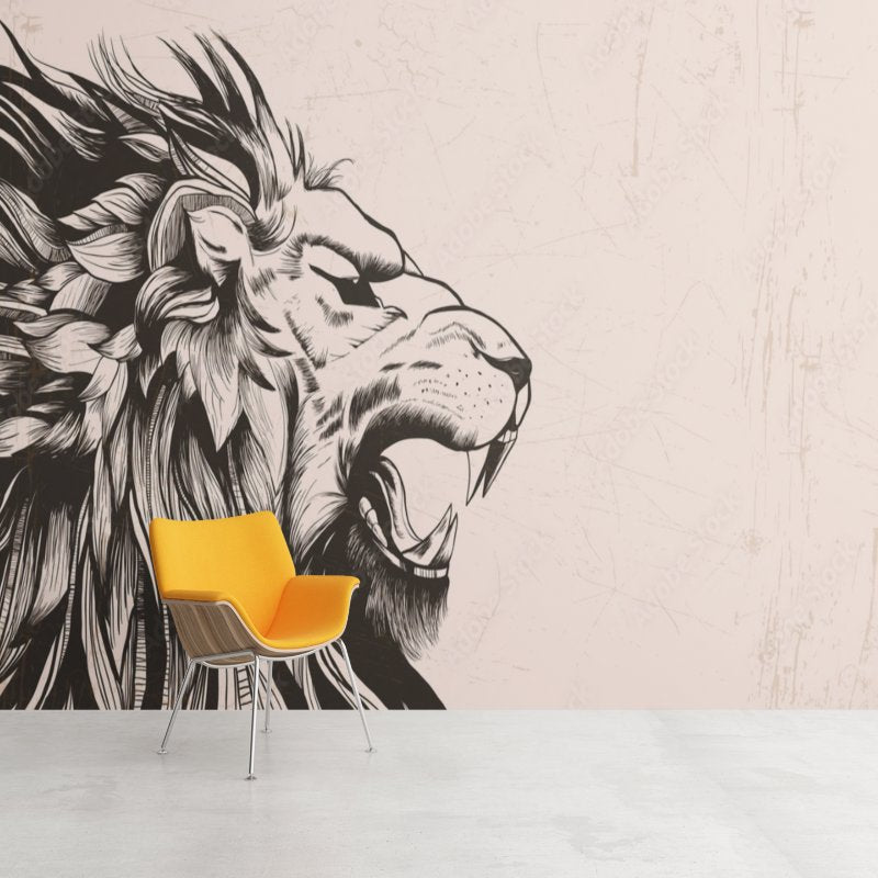 Papier Peint Ado Classique <br/> Lion Prestige