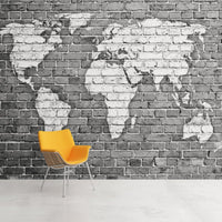 Thumbnail for Papier Peint Voyage <br/> Brique Trompe l'œil