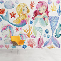 Thumbnail for Papier Peint Princesse <br/> Jolies Sirènes