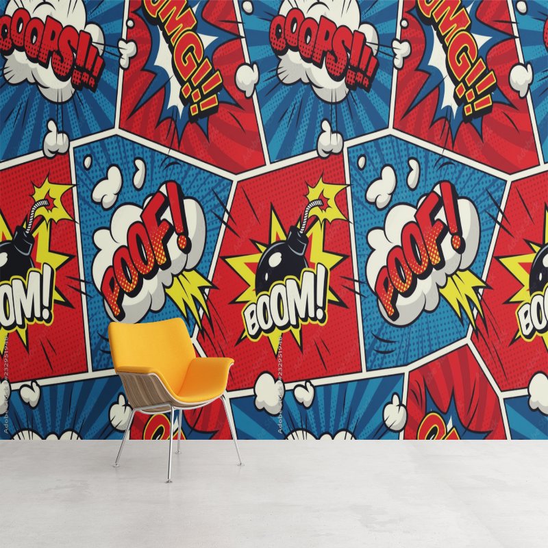 Papier Peint Super Héros <br/> DC Comics Hero Bang