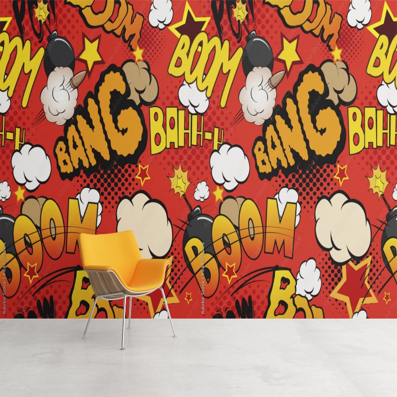 Papier Peint Super Héros <br/> BD Comics