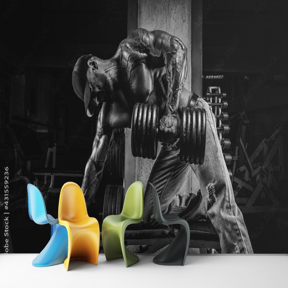 Papier Peint Ado Classique <br/> Salle de Musculation