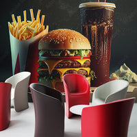 Thumbnail for Papier Peint Restaurant <br/> Burger Frite