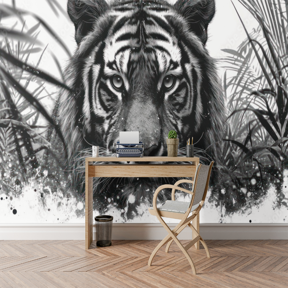 Papier Peint Tigre Jungle | Le Petit Intissé