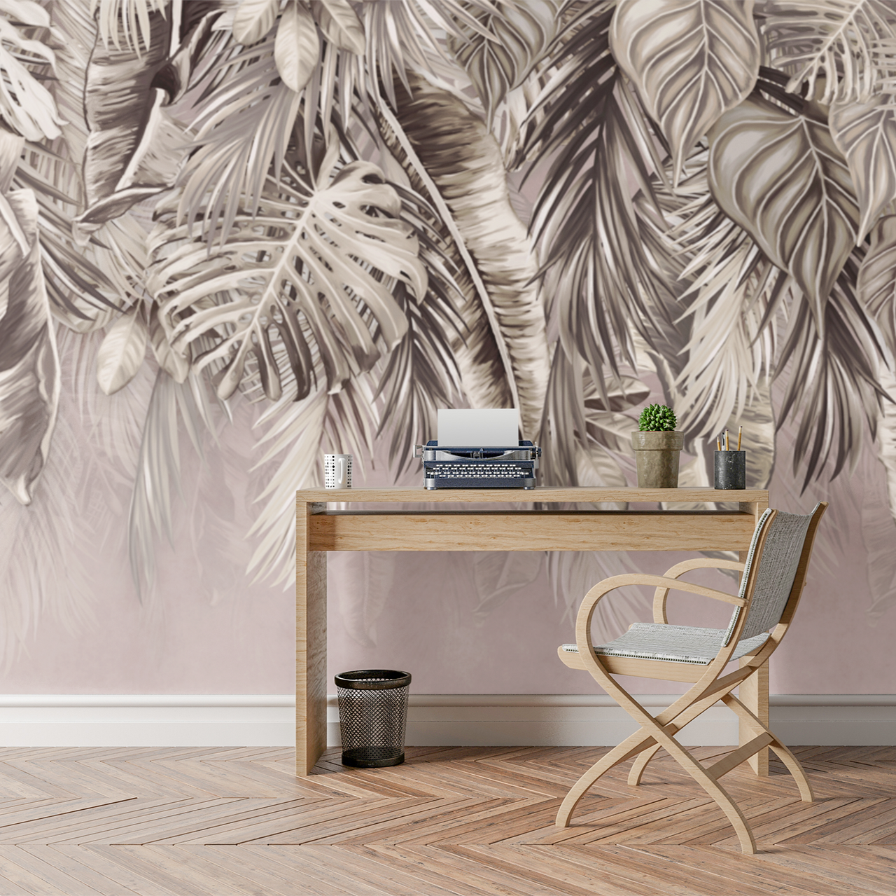 Papier Peint Tropical Chambre Adulte | Le Petit Intissé