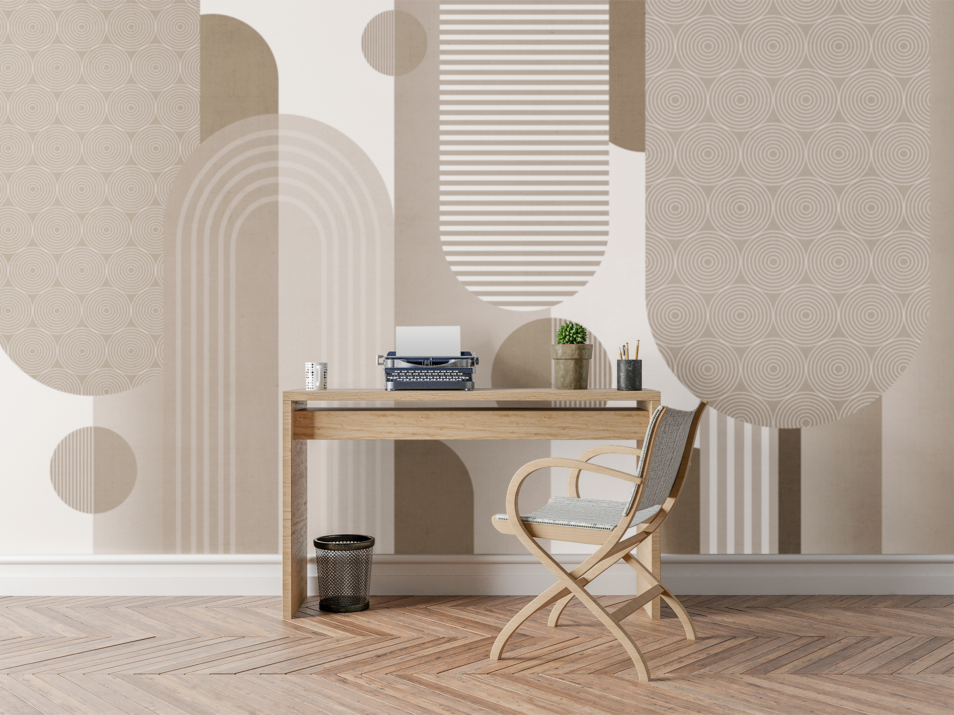 Papier Peint Tendance Beige