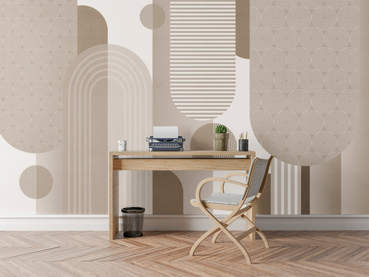 Papier Peint Tendance Beige
