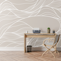 Thumbnail for Papier Peint Beige et Blanc | Le Petit Intissé