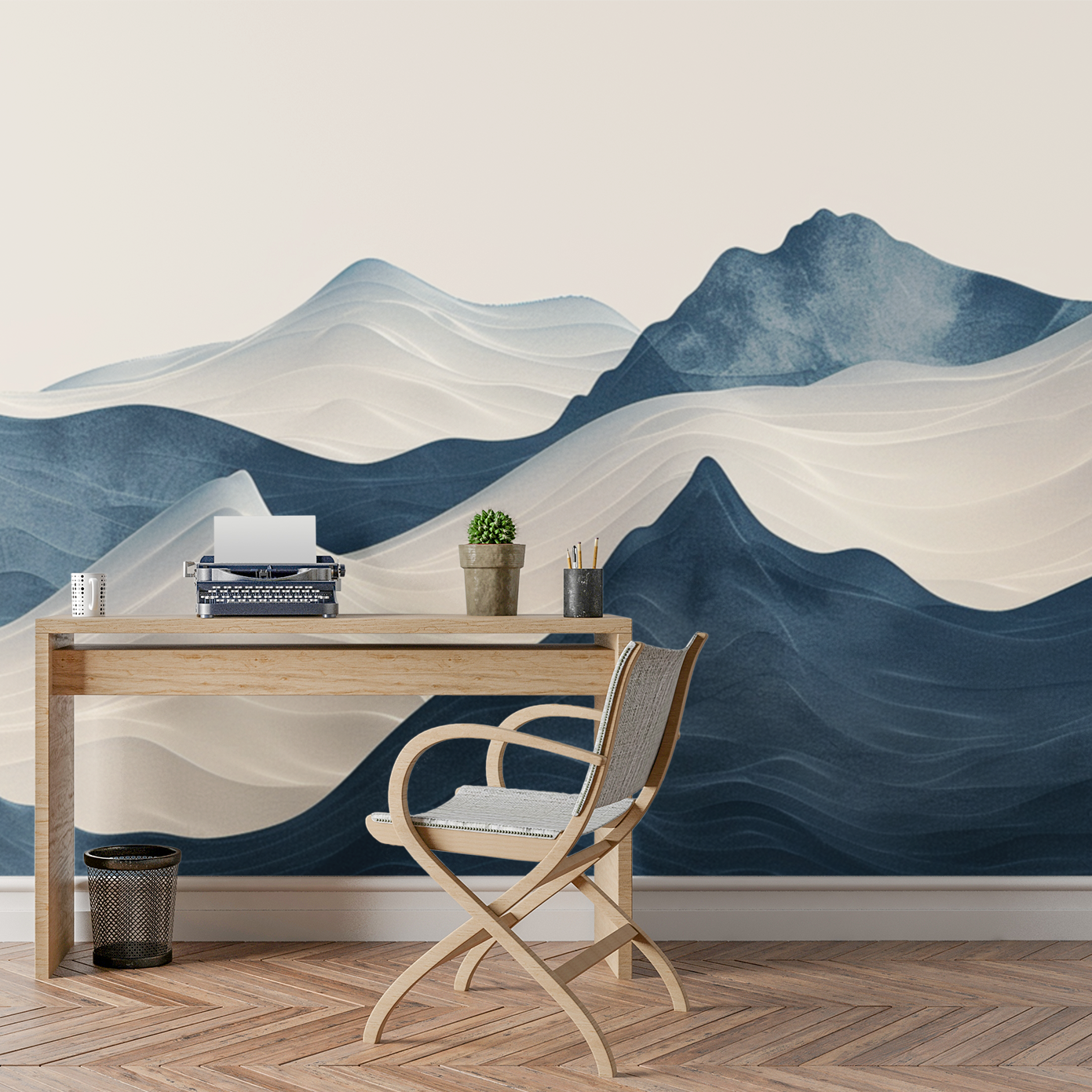 Papier Peint Chambre Adulte Montagne | Le Petit Intissé