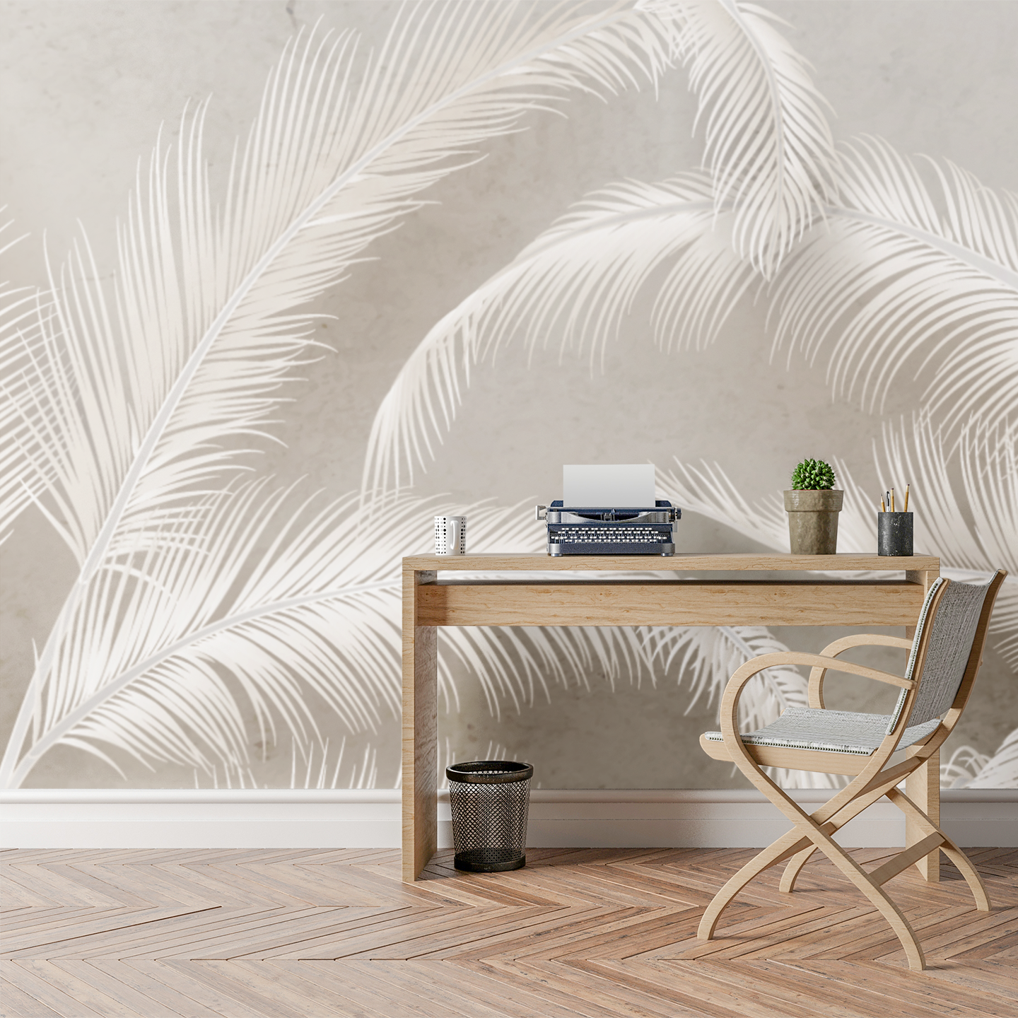 Papier Peint Feuillage Vintage | Le Petit Intissé