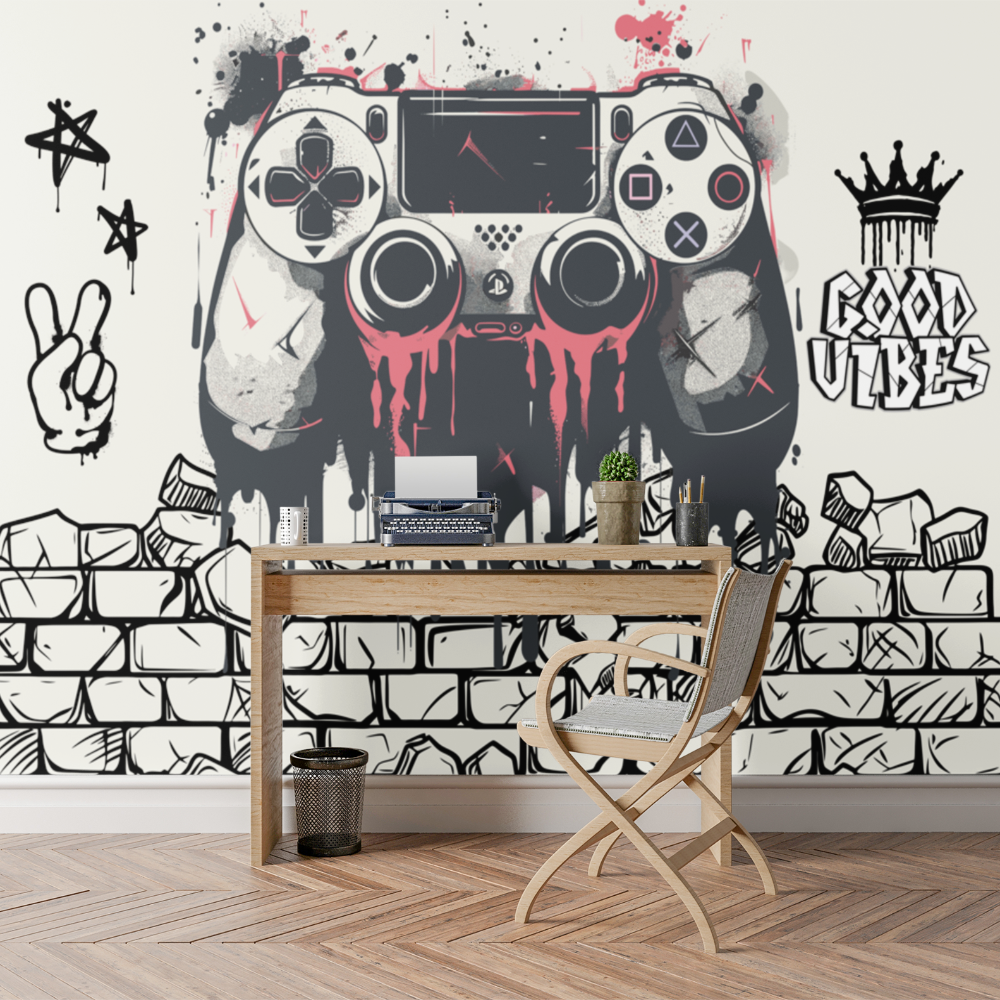 Papier Peint Panoramique Gamer | Le Petit Intissé