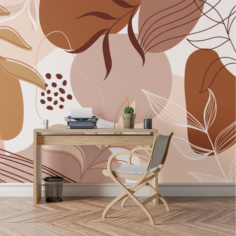 Papier Peint Terracotta Motif | Le Petit Intissé