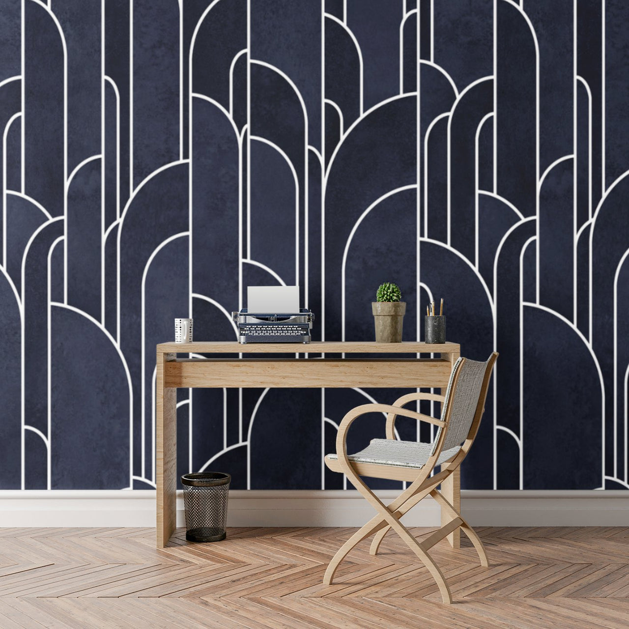 Papier Peint Géométrique Art Deco | Le Petit Intissé
