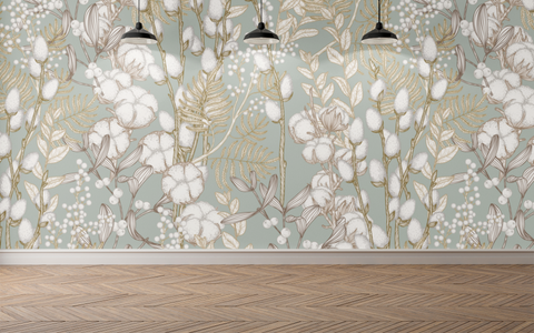 Papier Peint Fleuri Pour Chambre Adulte | Le Petit Intissé