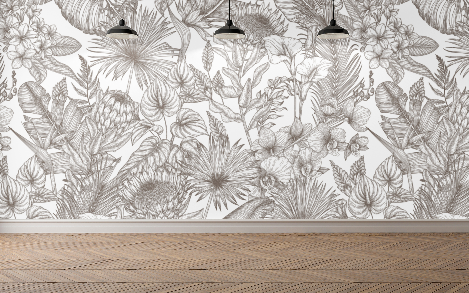 Papier Peint Mural Chambre Adulte | Le Petit Intissé