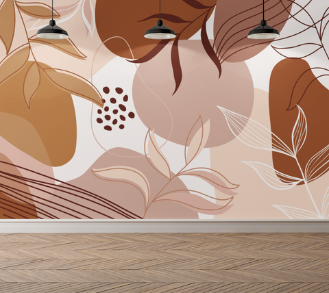 Papier Peint Terracotta Motif | Le Petit Intissé