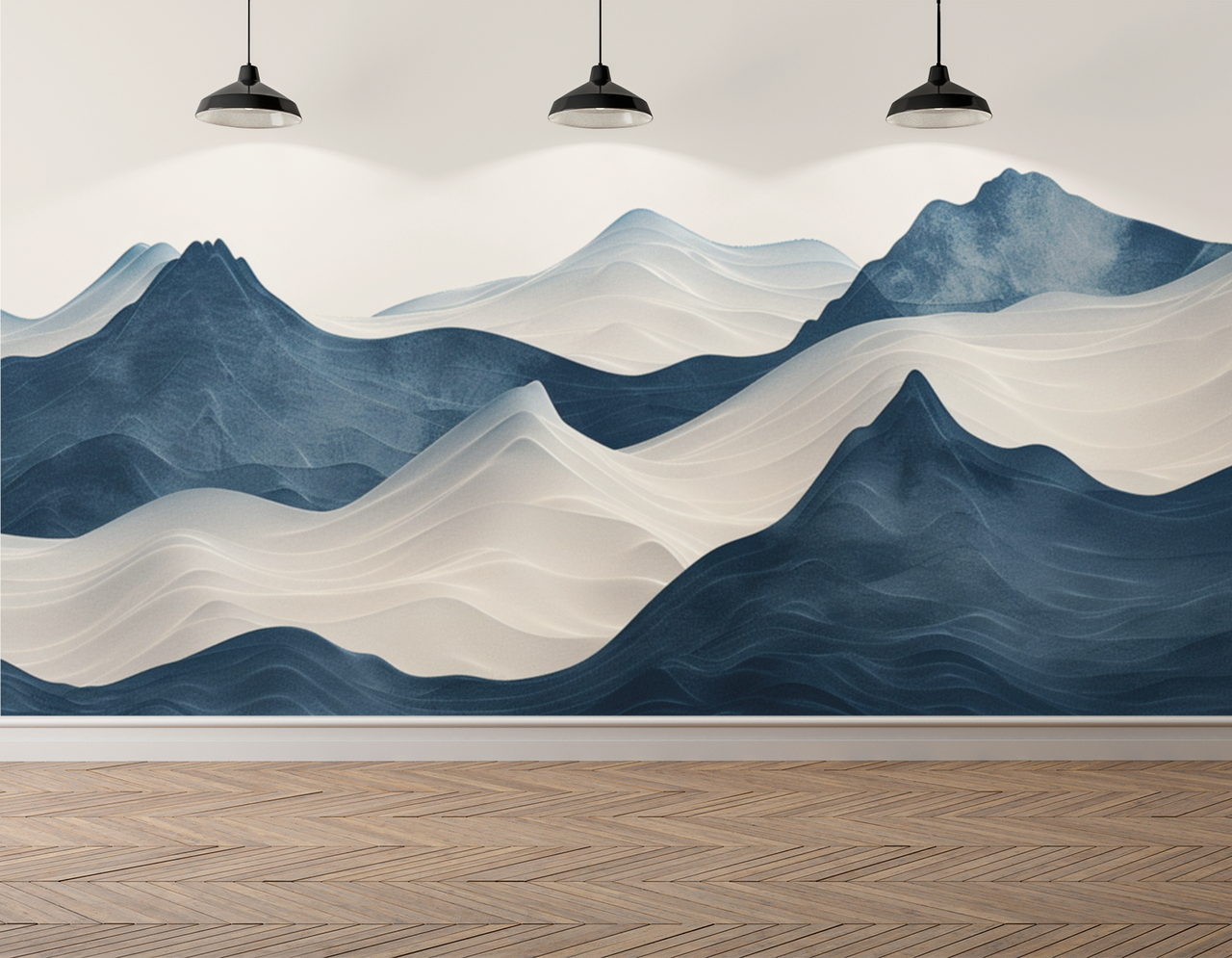 Papier Peint Chambre Adulte Montagne | Le Petit Intissé