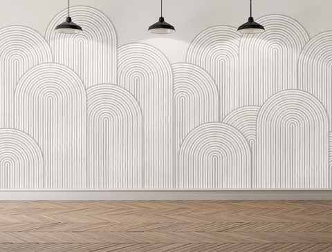 Papier Peint Beige avec Motif | Le Petit Intissé