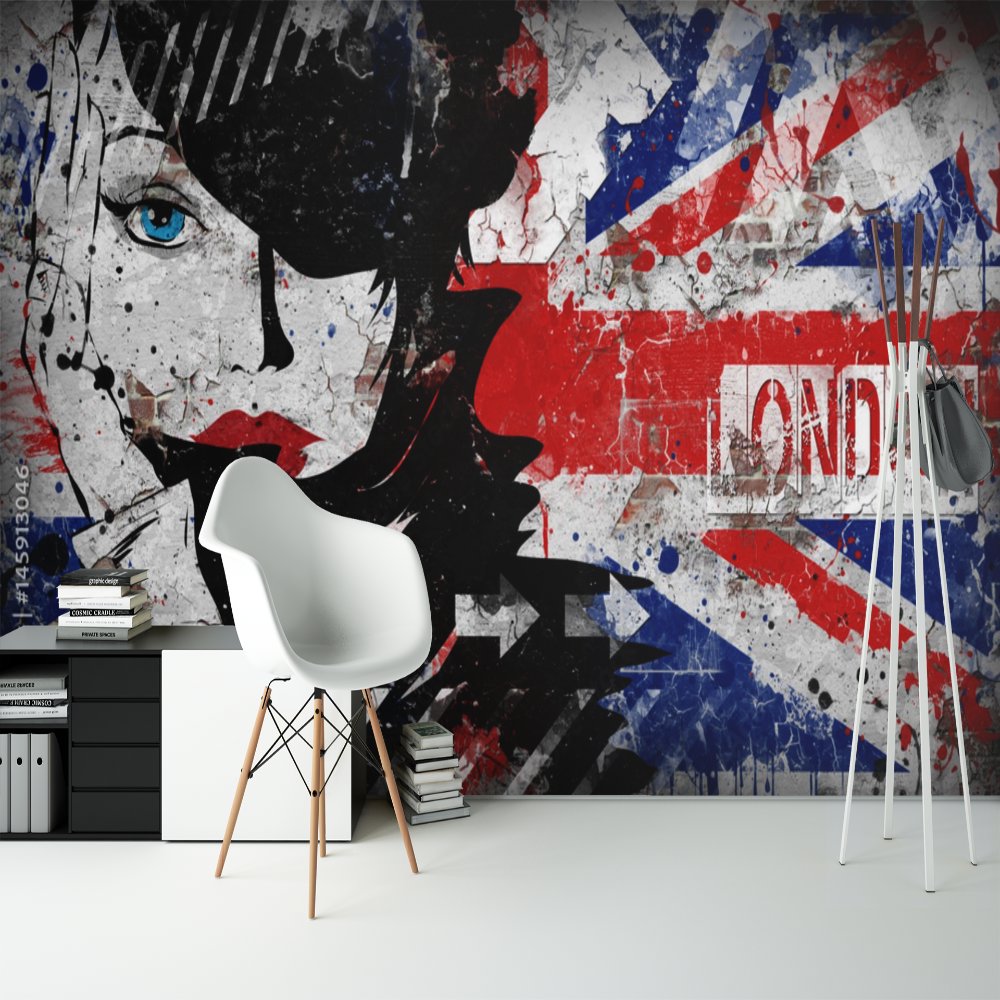 Papier Peint Ado Classique <br/> Anglais Fashion