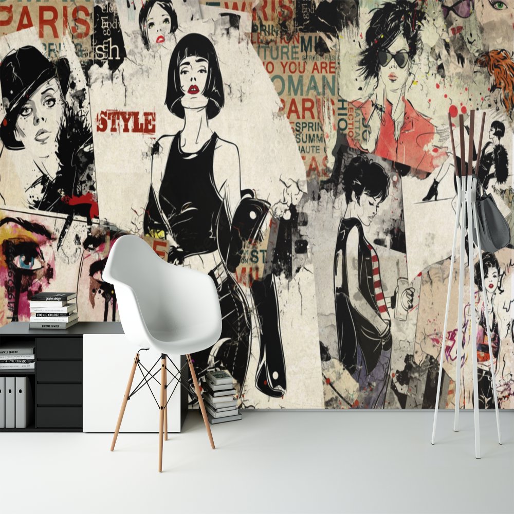 Papier Peint Ado Classique <br/> Affiche Fashion