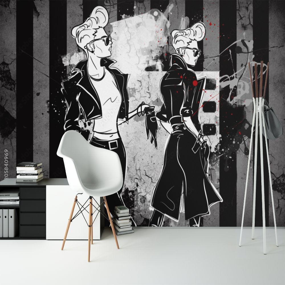 Papier Peint Ado Classique <br/> Mode Femme