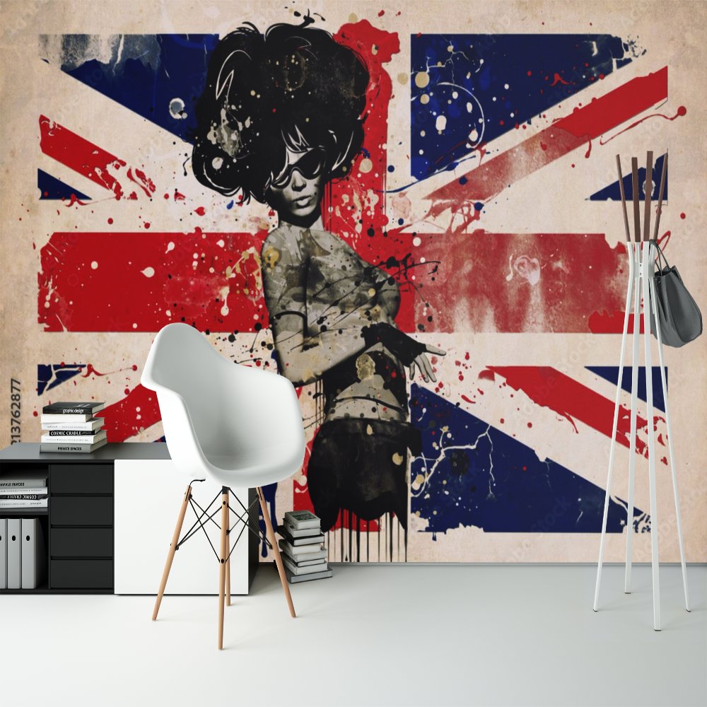 Papier Peint Ado Classique <br/> Union Jack Vibes
