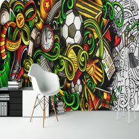 Thumbnail for Papier Peint Foot <br/> Panoramique Graffiti Art