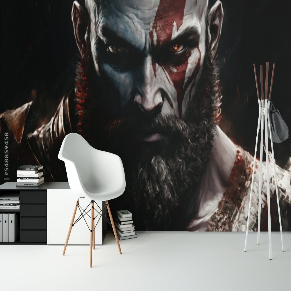 Papier Peint Ado Classique <br/> Jeux Vidéo Kratos
