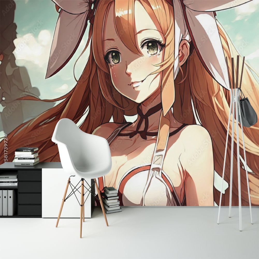 Papier Peint Japonais Manga <br/> Charme Ravageur