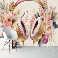 Thumbnail for Papier Peint Musique <br/> Casque Délicat