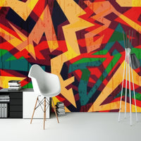Thumbnail for Papier Peint Graffiti <br/> Tag Multicolore