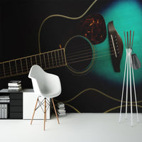 Thumbnail for Papier Peint Musique <br/> Guitare Emeraude