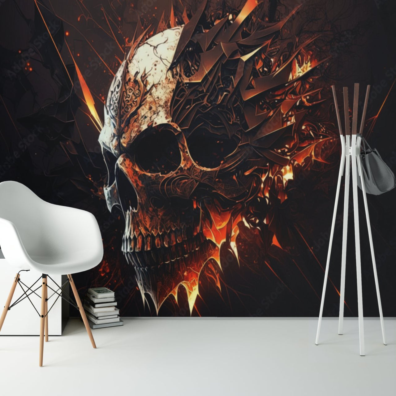 Papier Peint Tête de Mort <br/> Ghost Rider