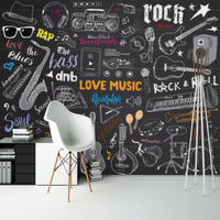 Thumbnail for Papier Peint Musique <br/> Rock And Roll Dark