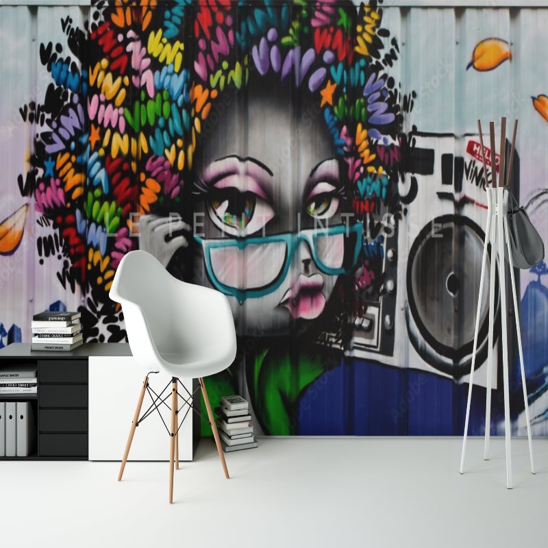 Papier Peint Ado Classique <br/> Coupe Afro