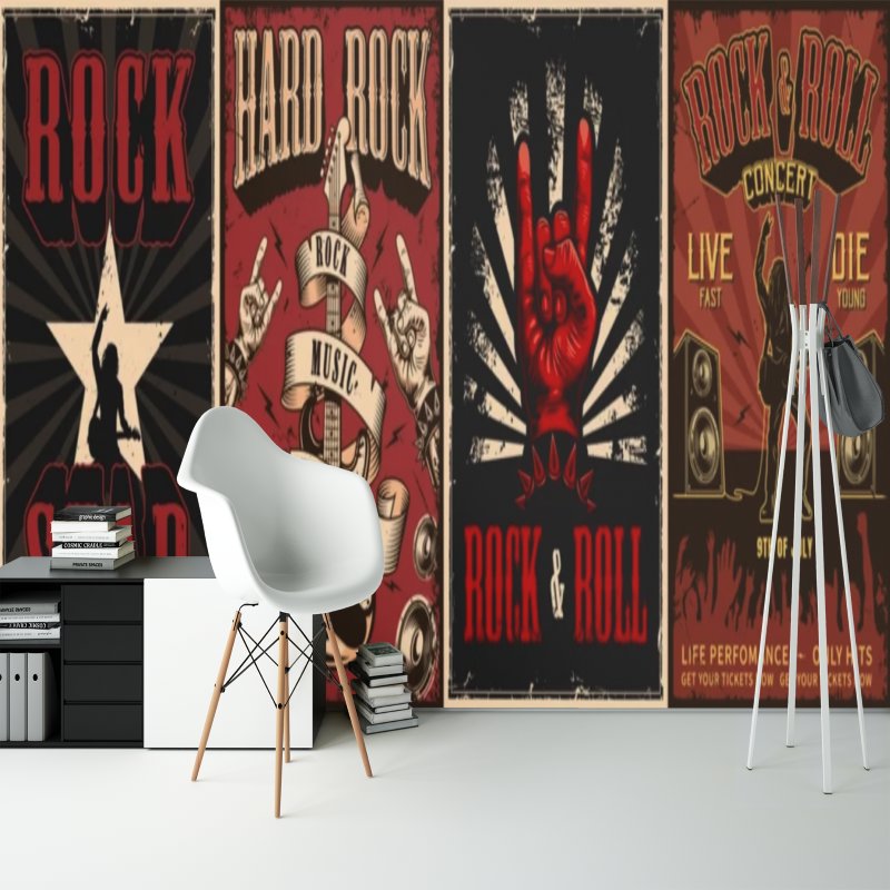 Papier Peint Musique <br/> Hard Rock