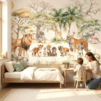 Thumbnail for Papier Peint Animaux Safari | Le Petit Intissé