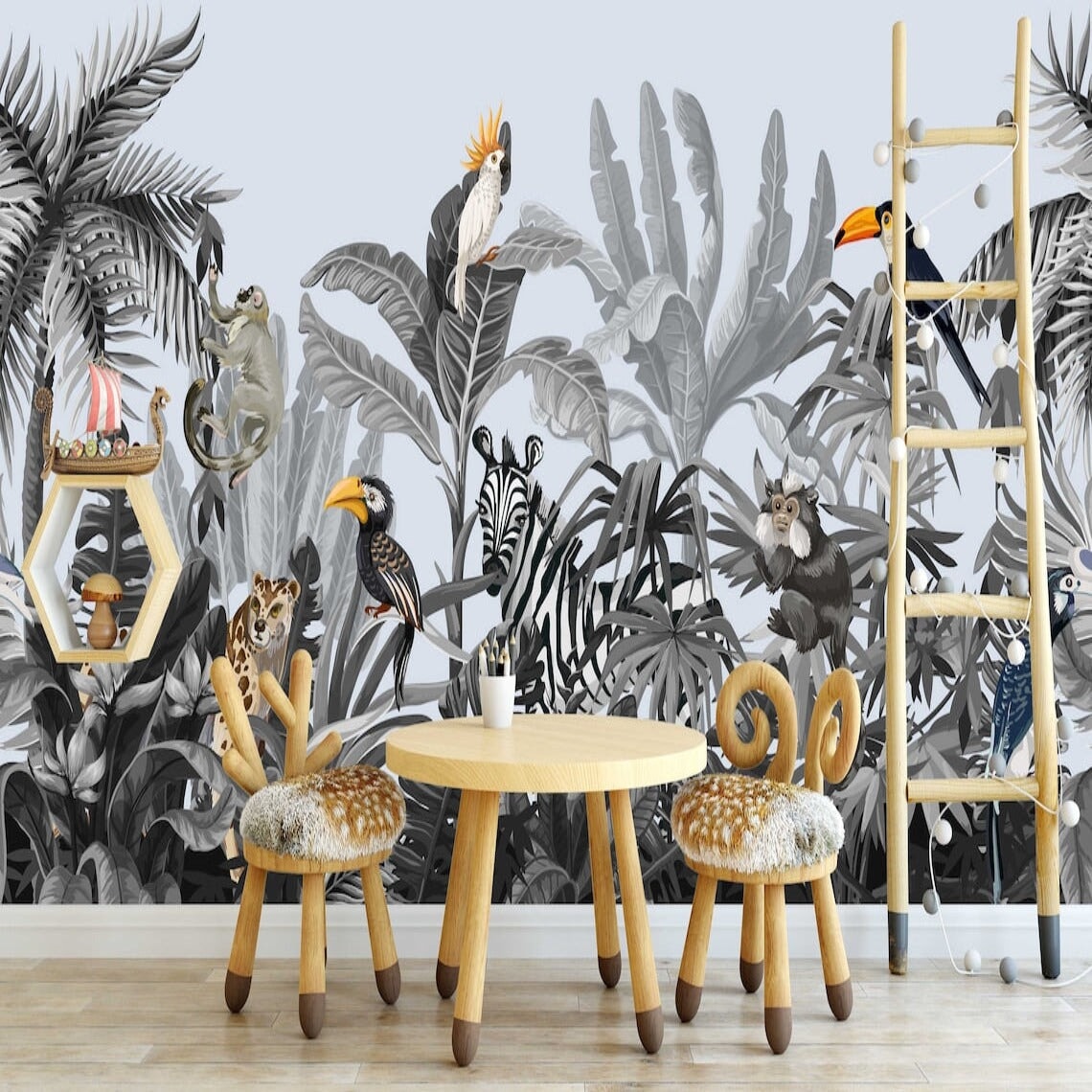 Décoration Tropical Chambre Bébé | Le Petit Intissé