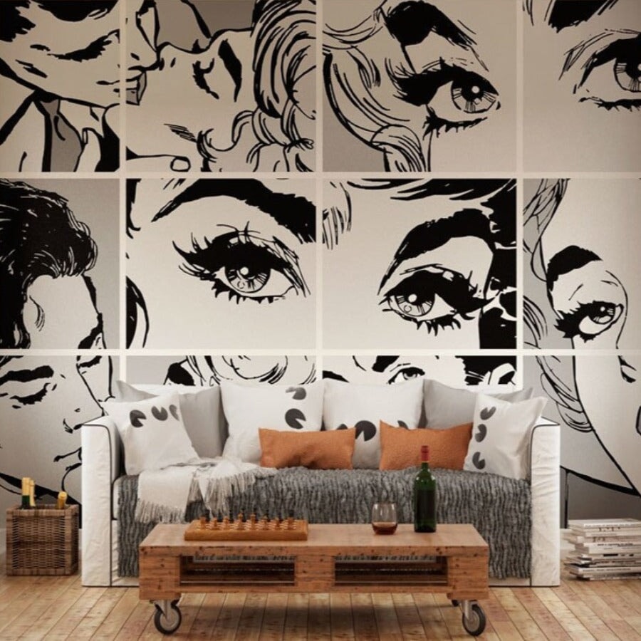 Papier Peint BD Pop Art | Le Petit Intissé