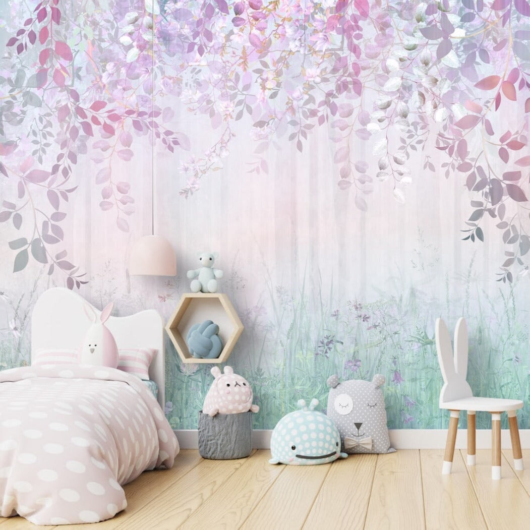 Papier Peint Forêt Enchantée Fille | Le Petit Intissé